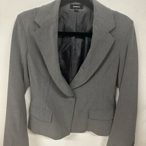 Express Women's Charcoal Blazer